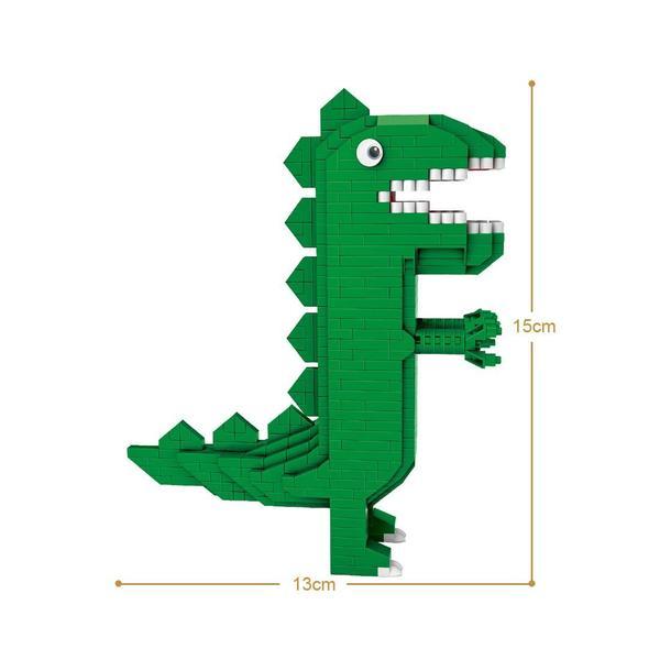 Standing Alligator |  3d puzzle | nano blocks | brickcenter.myshopify.com