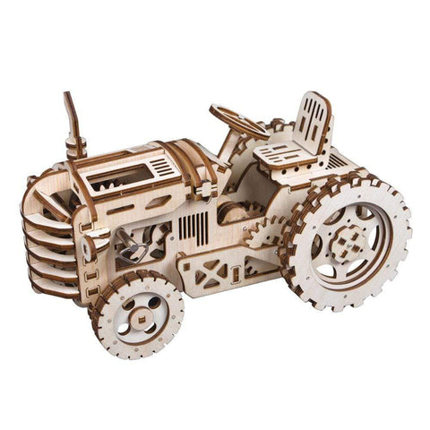 Wooden Tractor Mechanical Puzzle |  3d puzzle | nano blocks | brickcenter.myshopify.com