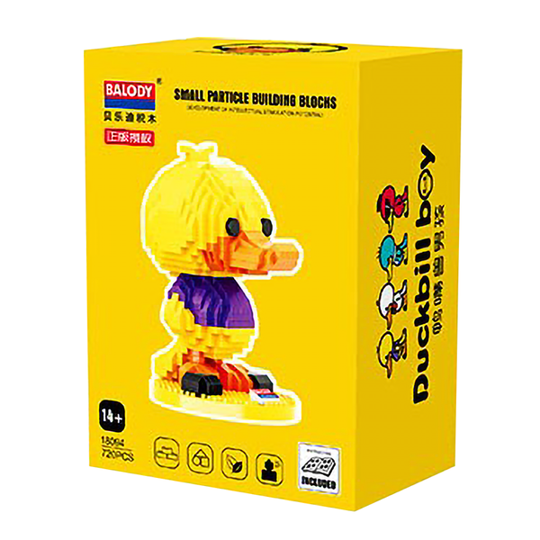 Happy Yellow Duck |  3d puzzle | nano blocks | brickcenter.myshopify.com