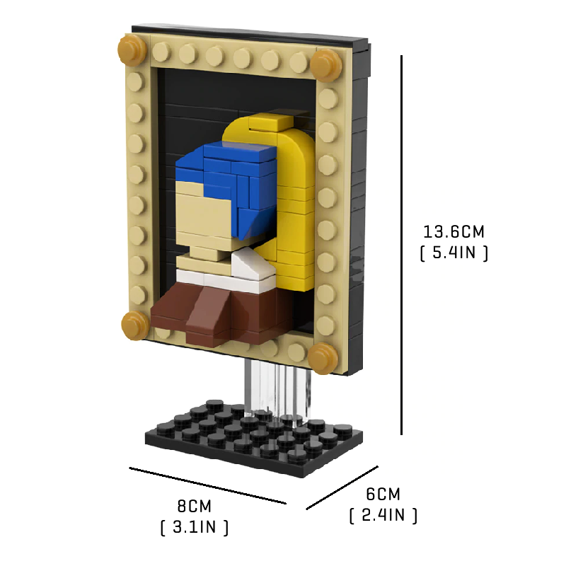 Girl with Pearl Earring - Block Center 