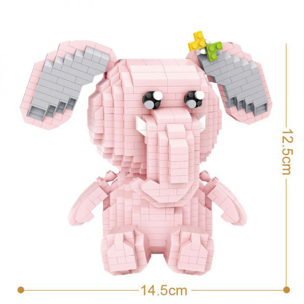 Koala Baby - 3 Pk Jersey 3D Bib Pink Zen Elephant