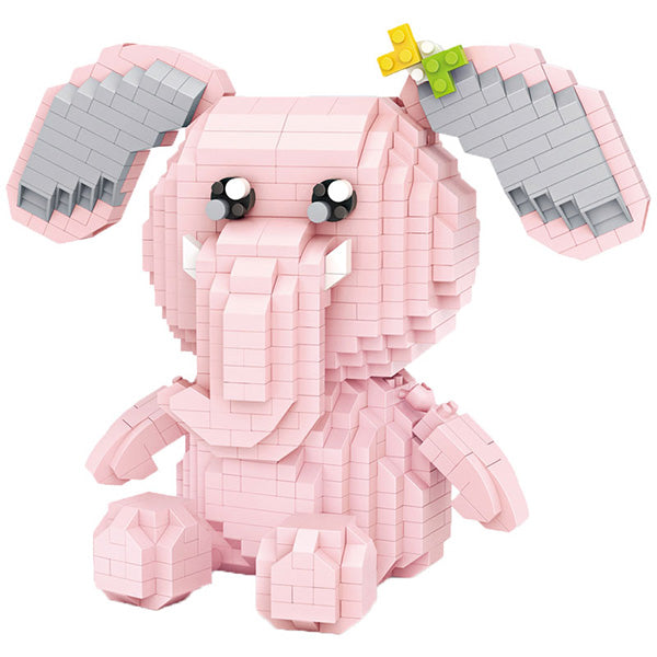 Pink Elephant |  3d puzzle | nano blocks | brickcenter.myshopify.com