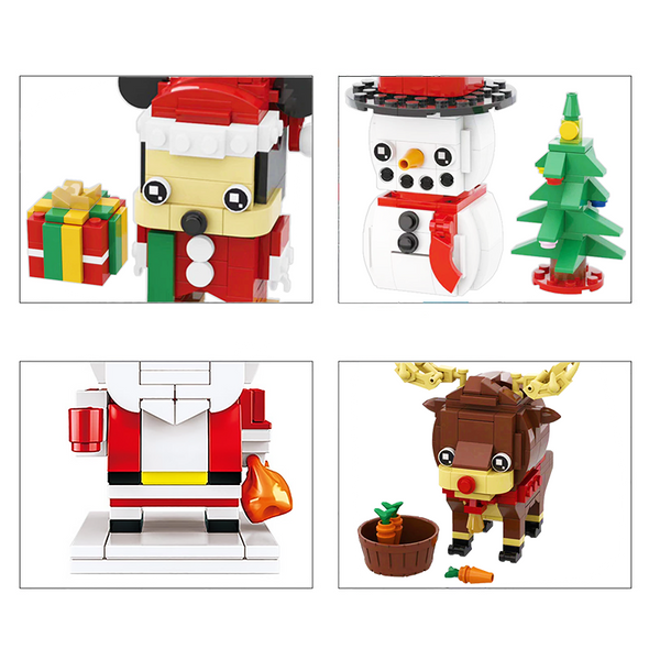 Little Santa &amp; Friends Christmas Set |  3d puzzle | nano blocks | brickcenter.myshopify.com