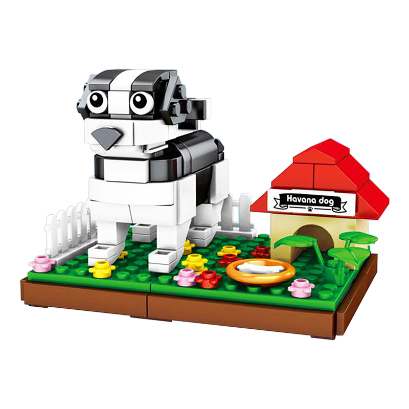 Little Havanese Dog |  3d puzzle | nano blocks | brickcenter.myshopify.com