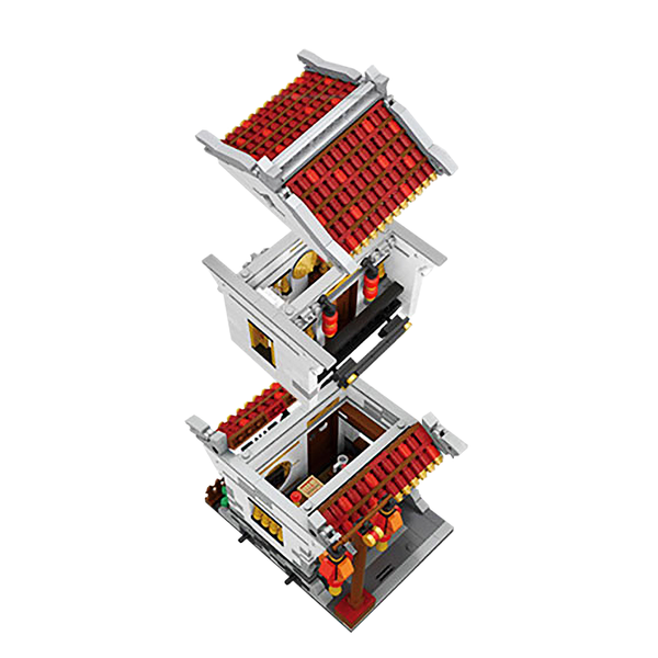Ancient China Inn |  3d puzzle | nano blocks | brickcenter.myshopify.com