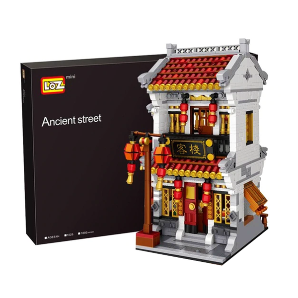 Ancient China Inn |  3d puzzle | nano blocks | brickcenter.myshopify.com