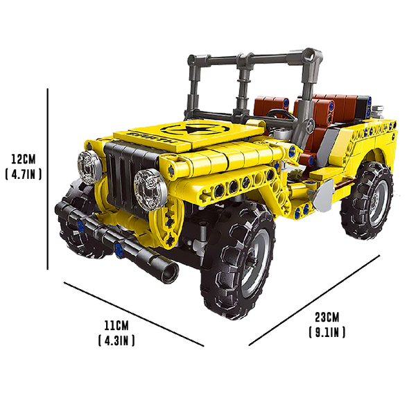 Off Road Jeep |  3d puzzle | nano blocks | brickcenter.myshopify.com