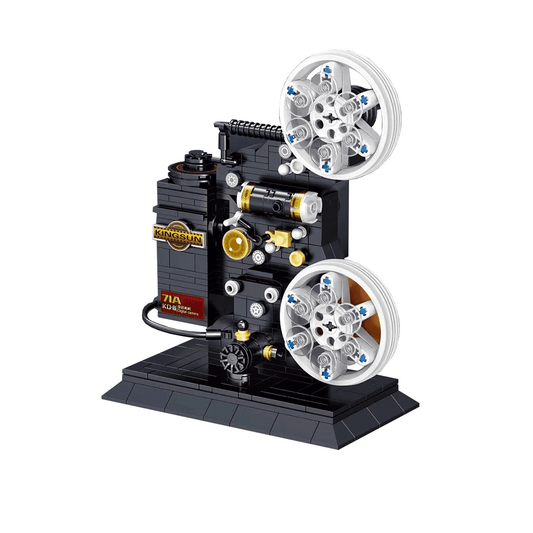 Vintage Movie Camera - Block Center