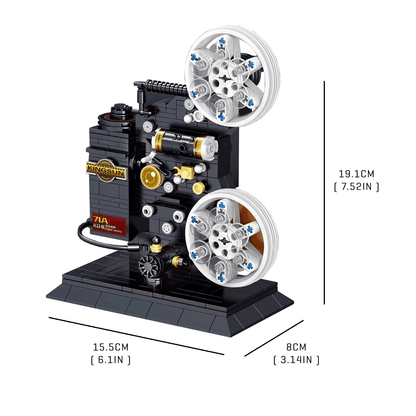 Vintage Movie Camera - Block Center 