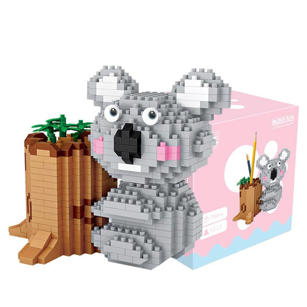 Koala Pen Holder |  3d puzzle | nano blocks | brickcenter.myshopify.com