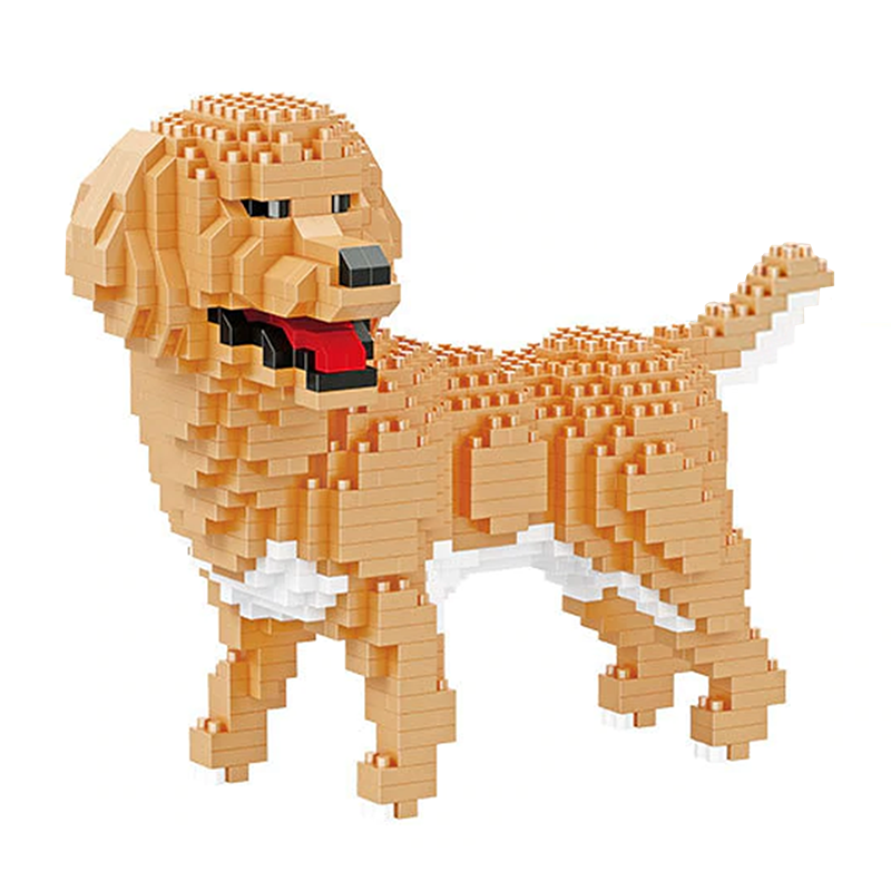 Little Labrador Retriever |  3d puzzle | nano blocks | brickcenter.myshopify.com