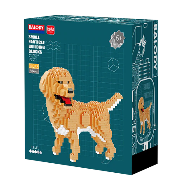 Little Labrador Retriever |  3d puzzle | nano blocks | brickcenter.myshopify.com