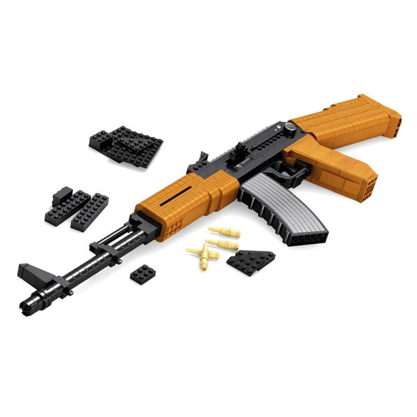 AK-47 Assault Rifle |  3d puzzle | nano blocks | brickcenter.myshopify.com