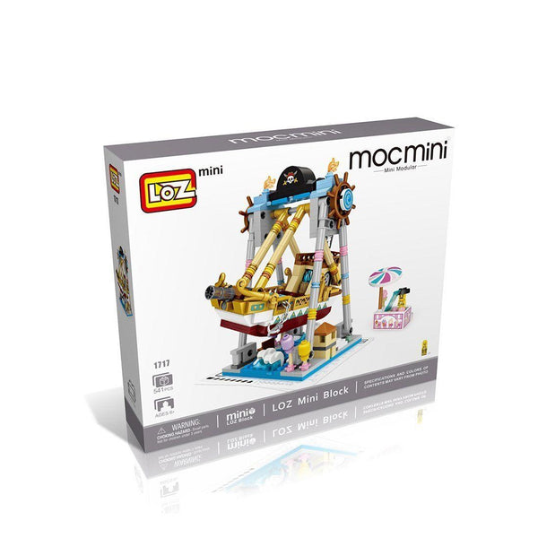 Pirate Ship Amusement Park |  3d puzzle | nano blocks | brickcenter.myshopify.com