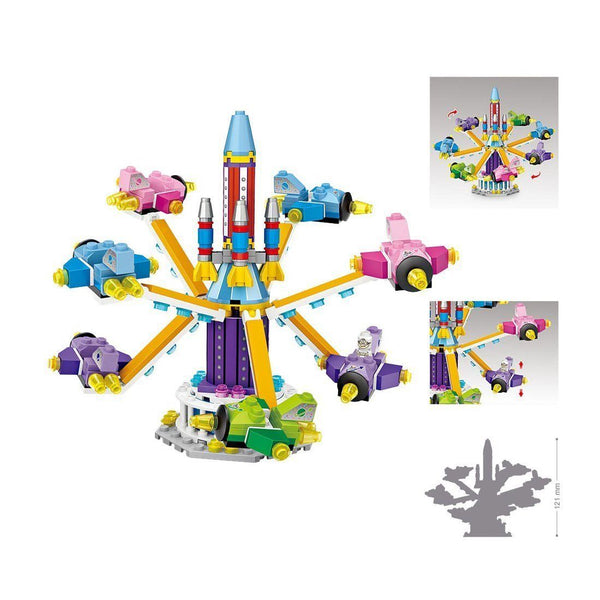 Airplanes Amusement Park |  3d puzzle | nano blocks | brickcenter.myshopify.com