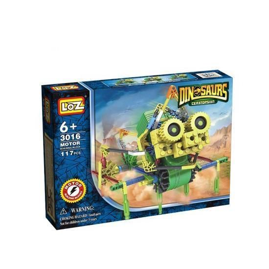 Ceratopsian Robot |  3d puzzle | nano blocks | brickcenter.myshopify.com