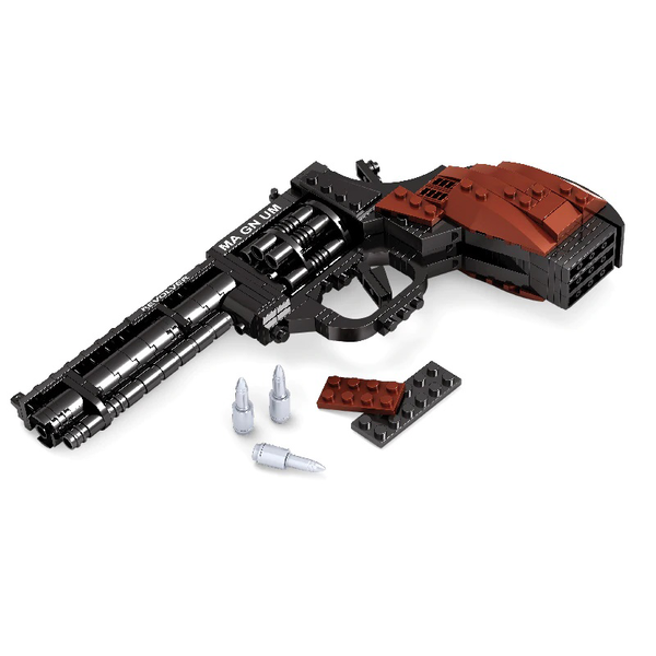 Magnum Revolver |  3d puzzle | nano blocks | brickcenter.myshopify.com