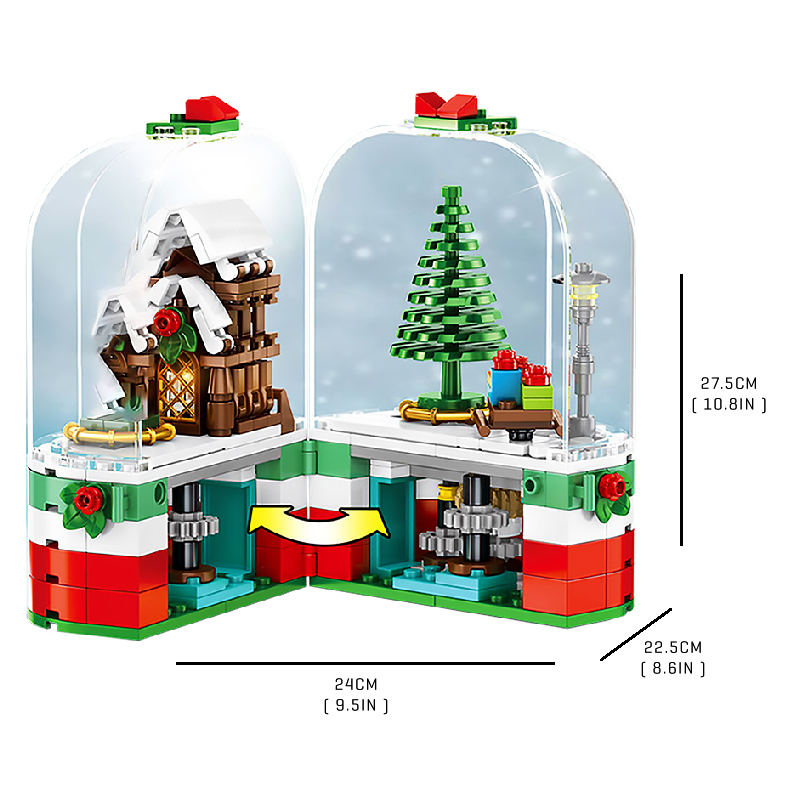 Rotating Christmas Fantasy - Block Center 