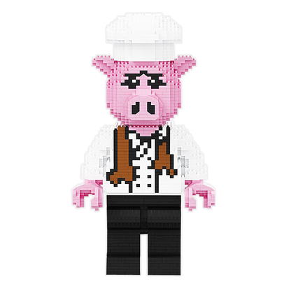 Chef Porky Piggy - Block Center 
