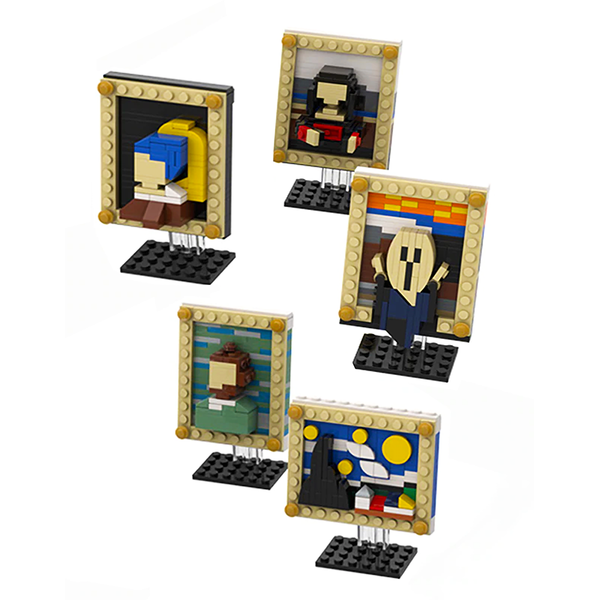 Van Gogh Portrait |  3d puzzle | nano blocks | brickcenter.myshopify.com