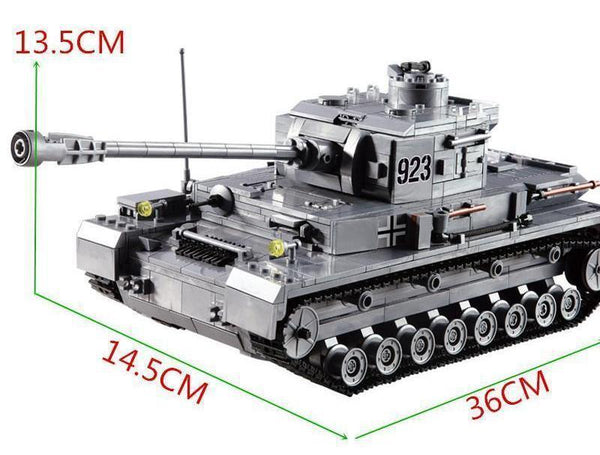 Panzerkampfwagen IV Tank |  3d puzzle | nano blocks | brickcenter.myshopify.com
