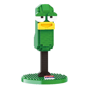 Tiny-Green Parrot |  3d puzzle | nano blocks | brickcenter.myshopify.com