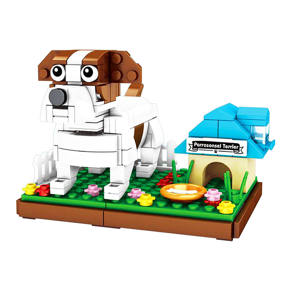 Little Parsonsell Terrier |  3d puzzle | nano blocks | brickcenter.myshopify.com