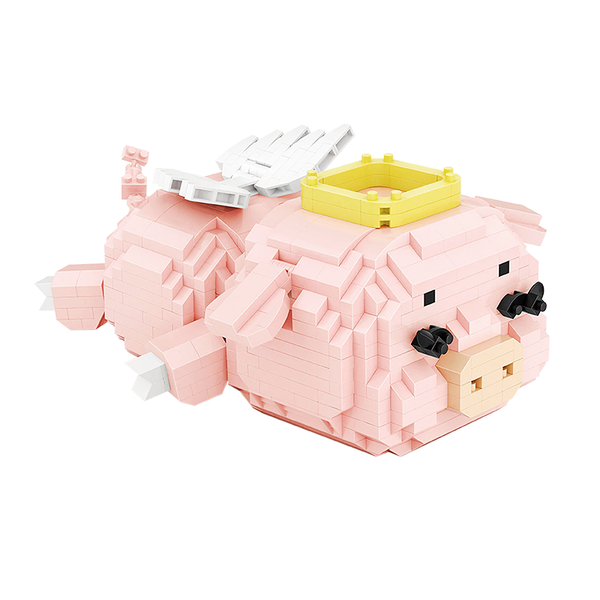 Little Angel Pig |  3d puzzle | nano blocks | brickcenter.myshopify.com