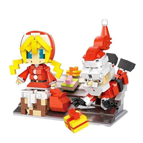 Rooftop Santa |  3d puzzle | nano blocks | brickcenter.myshopify.com