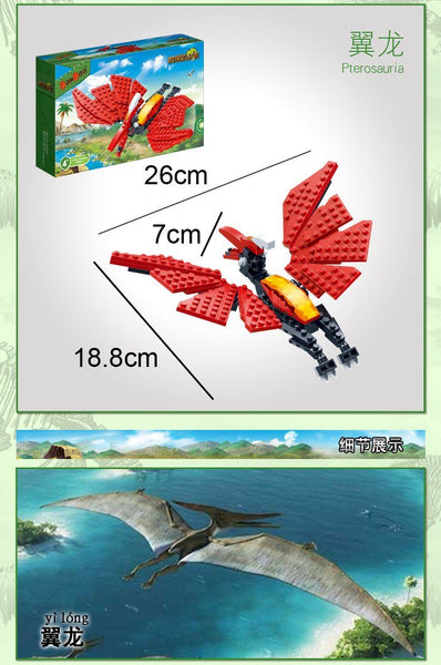 Dinosuars - The Pterosaur |  3d puzzle | nano blocks | brickcenter.myshopify.com