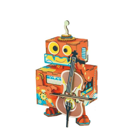 Little Robot Performer Music Box - Block Center 