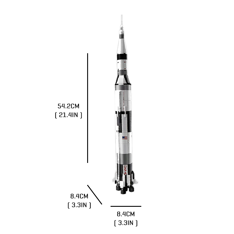 Saturn V Rocket - Block Center 