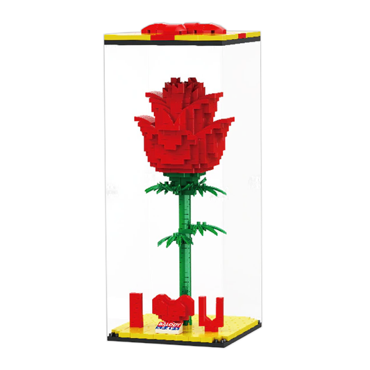 Lovely Valentine Rose - Block Center