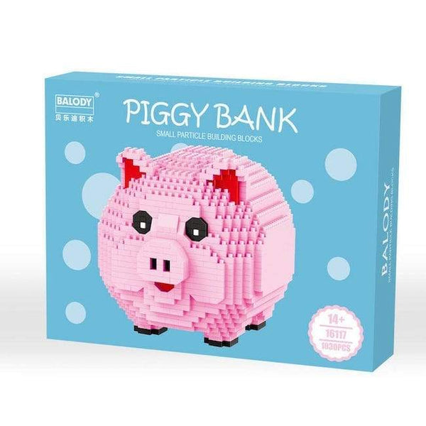 Piggy Bank |  3d puzzle | nano blocks | brickcenter.myshopify.com