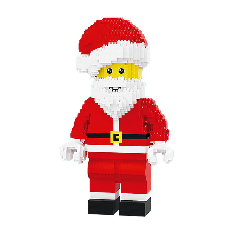 Cool Santa Claus |  3d puzzle | nano blocks | brickcenter.myshopify.com