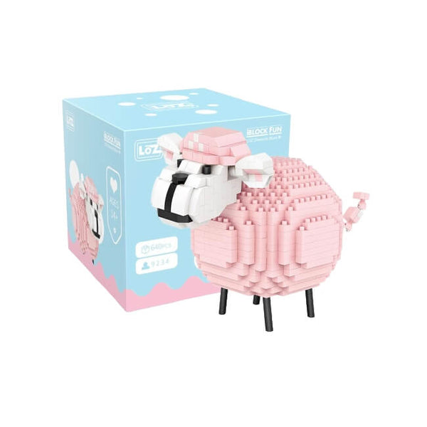 Pink Sheep |  3d puzzle | nano blocks | brickcenter.myshopify.com