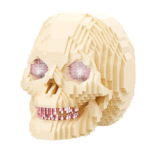 Mysterious Glowing Skull |  3d puzzle | nano blocks | brickcenter.myshopify.com