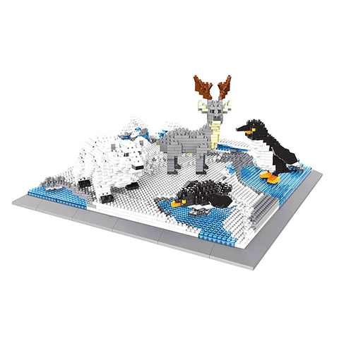Wild Arctic Animals Set |  3d puzzle | nano blocks | brickcenter.myshopify.com
