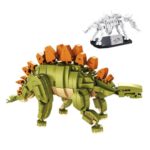 Strong Stegosaurus |  3d puzzle | nano blocks | brickcenter.myshopify.com