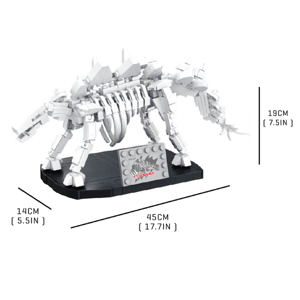 Strong Stegosaurus |  3d puzzle | nano blocks | brickcenter.myshopify.com