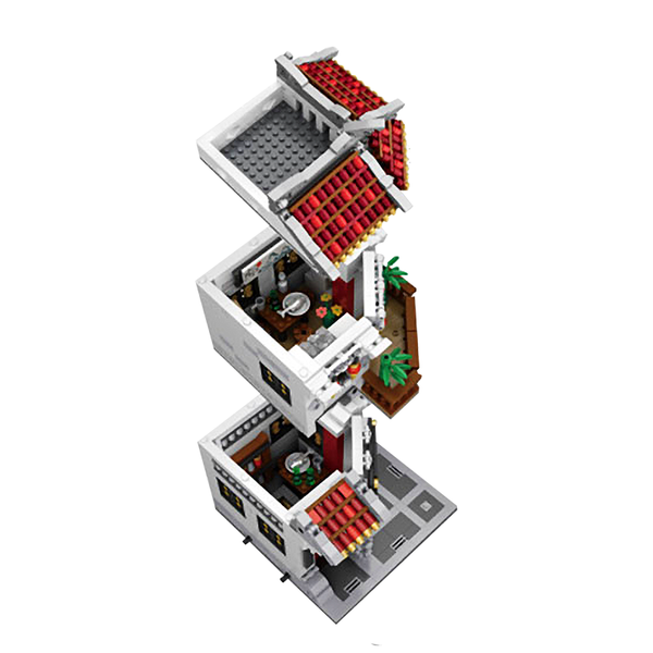 Ancient China Tea House |  3d puzzle | nano blocks | brickcenter.myshopify.com