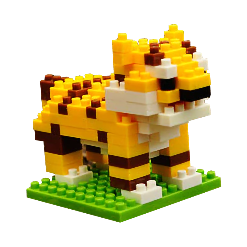 Little Tiger |  3d puzzle | nano blocks | brickcenter.myshopify.com