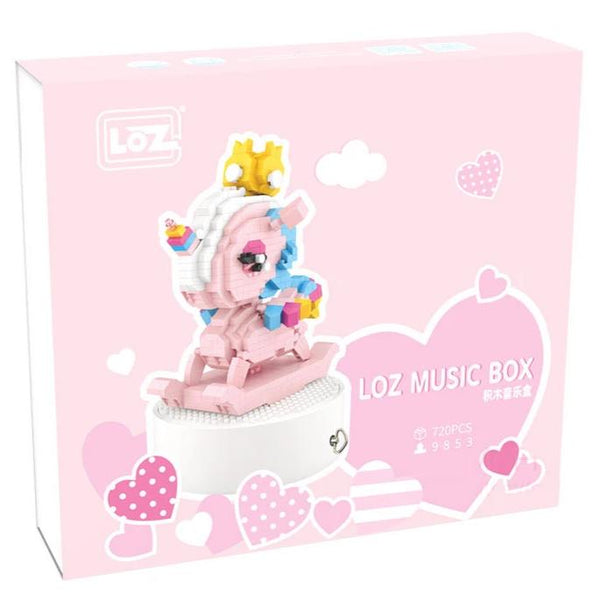 Unicorn Music Box |  3d puzzle | nano blocks | brickcenter.myshopify.com
