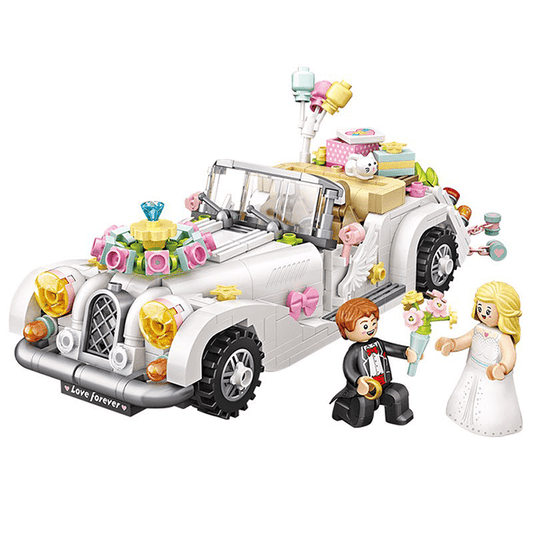 Lovers Wedding Car - Block Center 