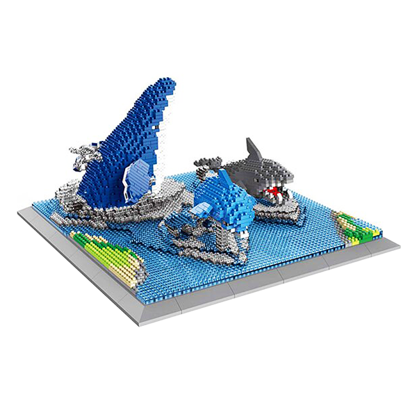 Wild Ocean Animals Set |  3d puzzle | nano blocks | brickcenter.myshopify.com