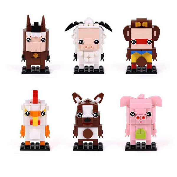Tiny Chinese Zodiac Set |  3d puzzle | nano blocks | brickcenter.myshopify.com